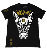 Aspin Black T-Shirt from the Tribal Art Series