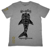 Butanding Grey T-Shirt from the Tribal Art Series
