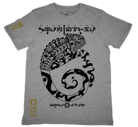 Hunyango Grey T-Shirt from the Tribal Art Series