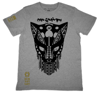 PusPin Grey T-Shirt from the Tribal Art Series