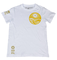 Araw-Gabi White T-Shirt from the Makabayan Series