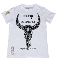 Kalabaw White T-Shirt from the Tribal Art Series
