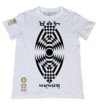 Mata White T-Shirt from the Tribal Art Series