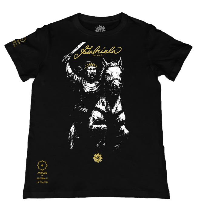 Gabriela 2 Black T-Shirt from the Bayani Life Series