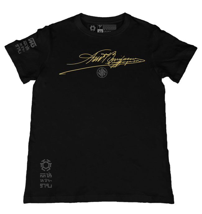 Lagda ni Boni Black T-Shirt from the Bayani Life Series