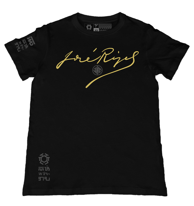 Lagda ni Rizal Black T-Shirt from the Bayani Life Series