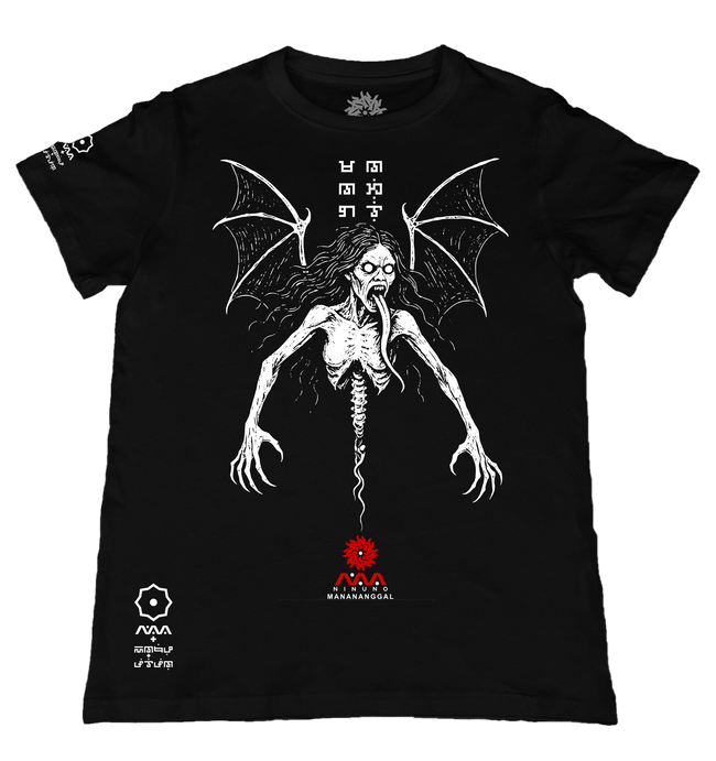 Manananggal Black T-Shirt from the Folklore Series