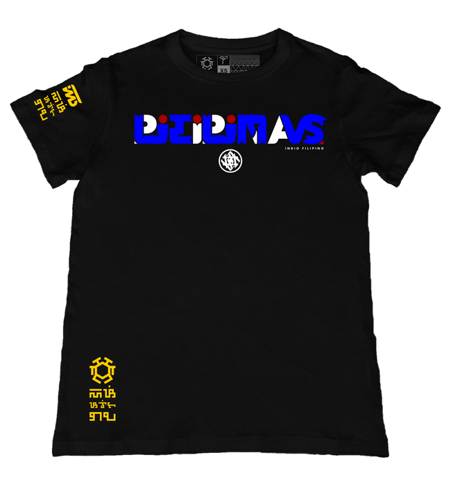Pilipinas Baybayin Black T-Shirt from the Makabayan Series