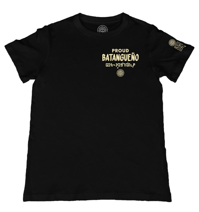 Proud Batangueño Black T-Shirt from the Indio Filipino x Edition Collection