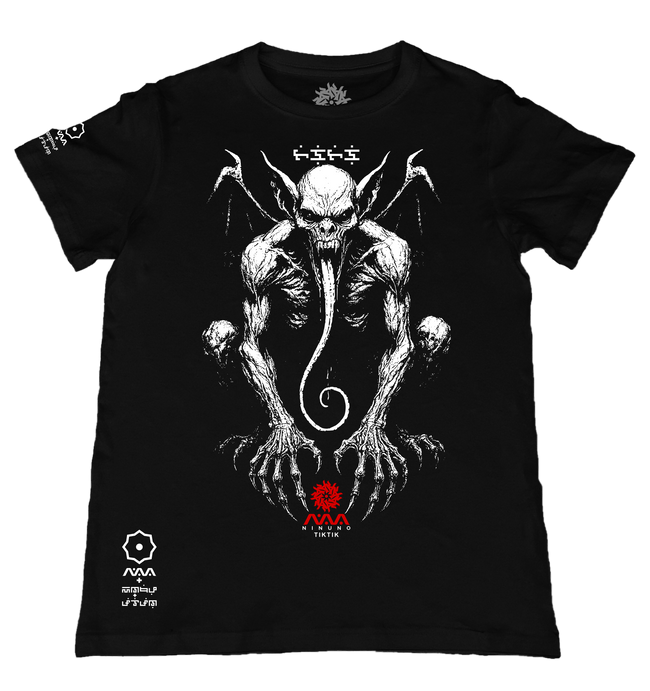 Tiktik Black T-Shirt from the Folklore Series