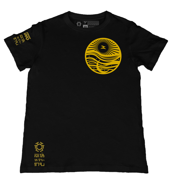 Araw-Gabi Black T-Shirt from the Makabayan Series