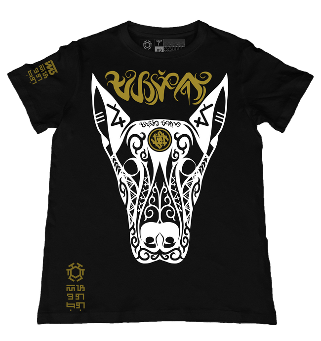 Aspin Black T-Shirt from the Tribal Art Series