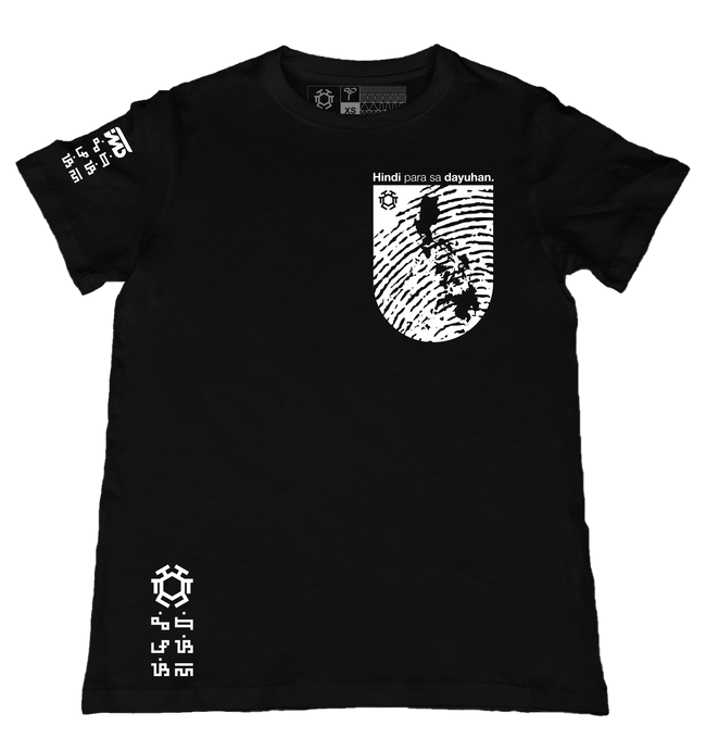 Dayuhan Bulsa Black T-Shirt from the Kataga Series