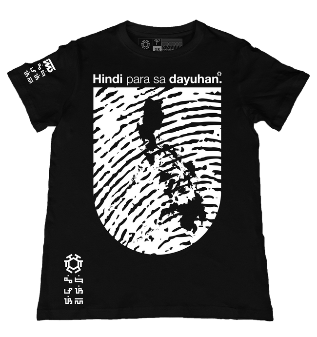 Dayuhan Black T-Shirt from the Kataga Series