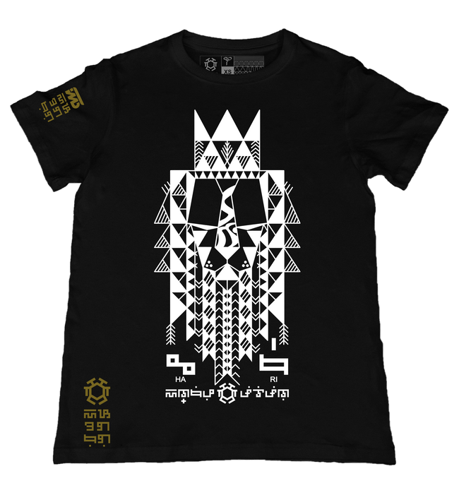 Hari Black T-Shirt from the Tribal Art Series
