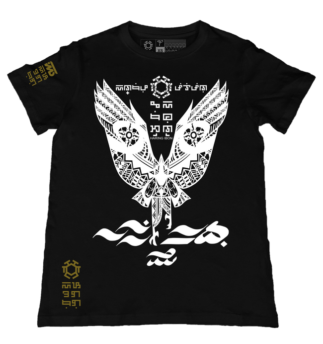 Haring Ibon Black T-Shirt from the Tribal Art Series
