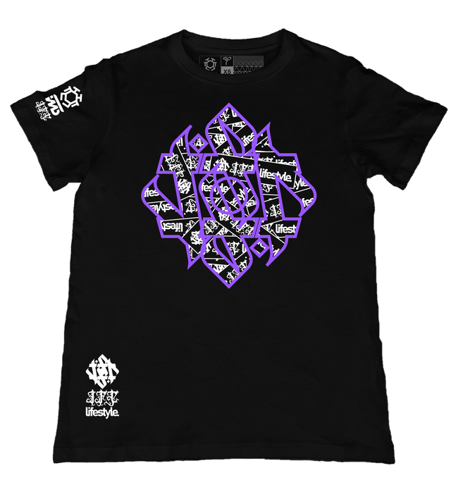 Indiogram Stack Black T-Shirt from the IFC Art Series