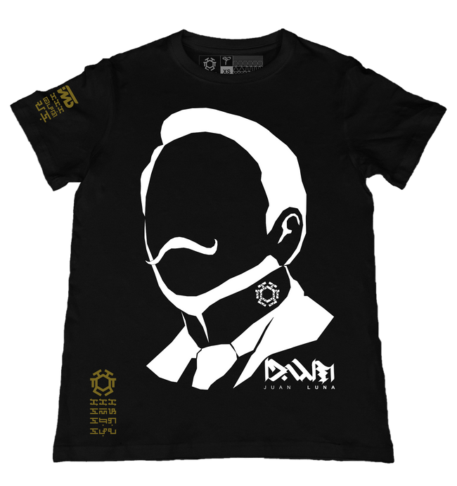 Juan Luna Black T-Shirt from the Bayani Life Series