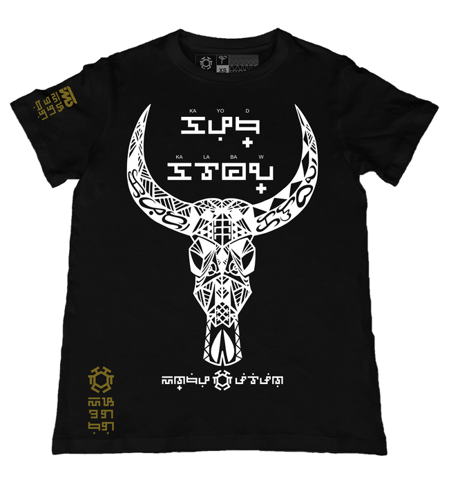 Kalabaw Black T-Shirt from the Tribal Art Series