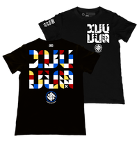 Kapayapaan (Front and Back) Black T-Shirt from the Baybayin Art Series