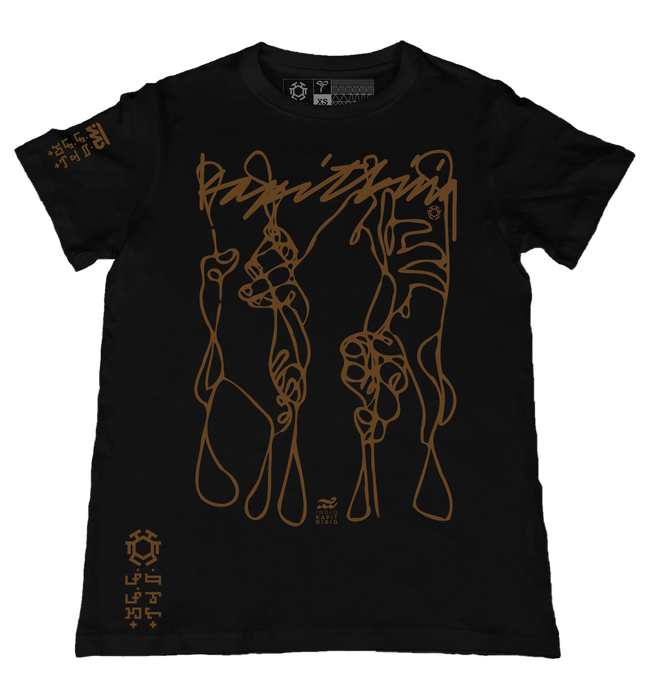 Kapit-bisig Black T-Shirt from the Likhang Sining Series