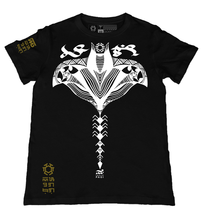 Pagi Black T-Shirt from the Tribal Art Series