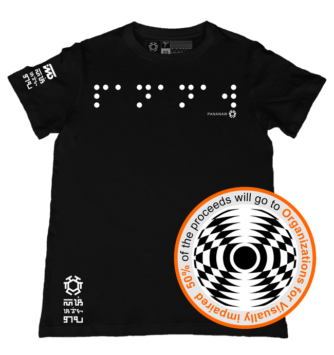 Pananaw Black T-Shirt from the Malasakit Series