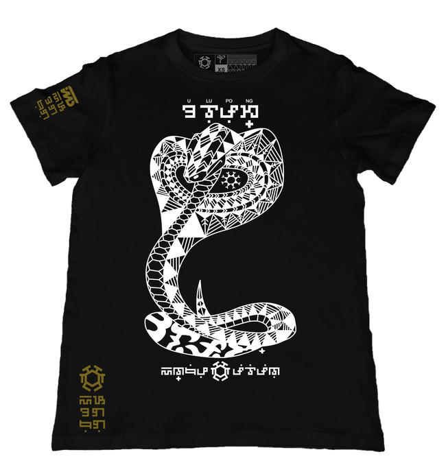 Ulupong Black T-Shirt from the Tribal Art Series